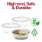 Clear Oval Plastic Mini Cup with Lid and Spoon - 4 oz. (288 Cups)